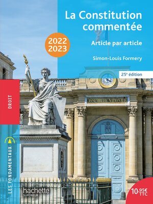 cover image of Fondamentaux: La Constitution commentée 2022-2023